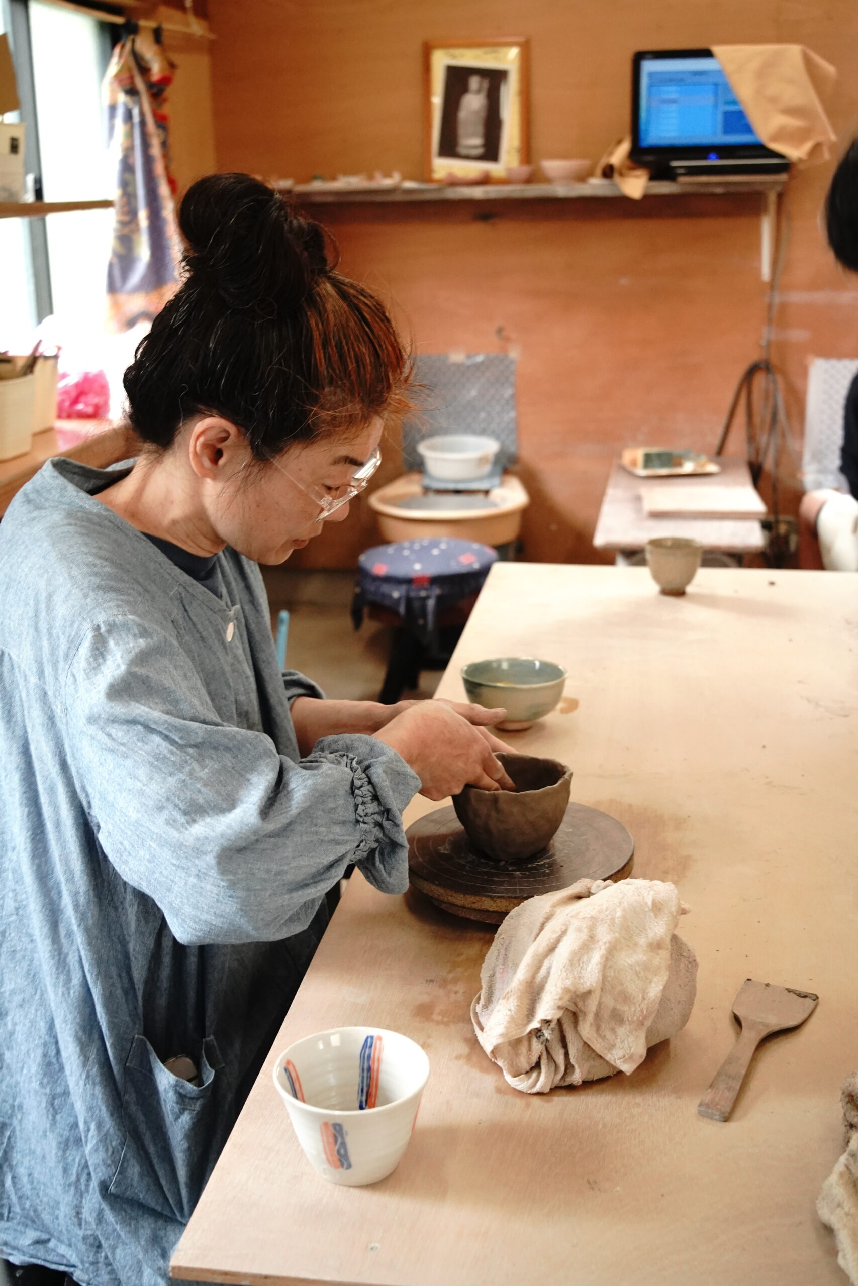 Up to date on Kamijimas Workshop projects and new creations: Expl. Tetsusan potteryclass is open for new members!